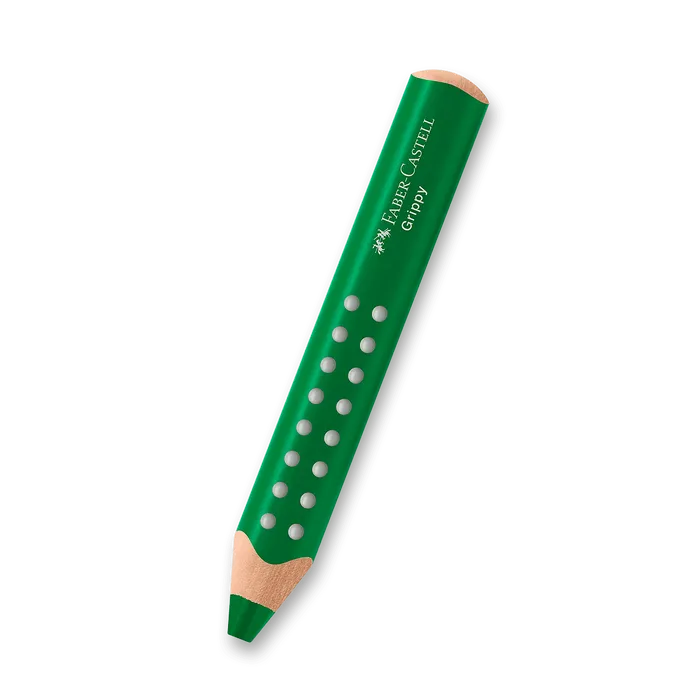Główne zdjęcie produktu Pastelka Faber-Castell Grippy - tmavě zelená