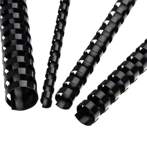 Plastikowe grzbiety do oprawy 19 mm [100 szt.] czarne