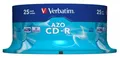 CD-R 700MB, 80min., 52x, DLP Crystal AZO, Verbatim, 25-tort