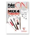 Blok Clairefontaine Paint'ON Mix4 - A5, 12 kartek, 250 g