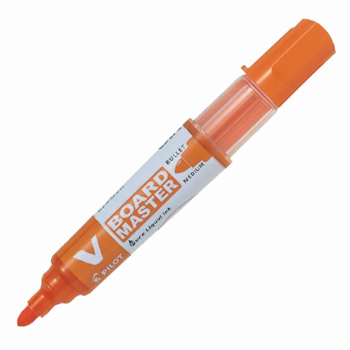 Główne zdjęcie produktu Popisovač na bílou tabuli "V-Board Master", oranžová, 2,3 mm,, kuželový hrot, PILOT
