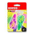Korektor w taśmie Kores ROLLiX, 8 m x 5 mm, mix kolorów [2 szt.]