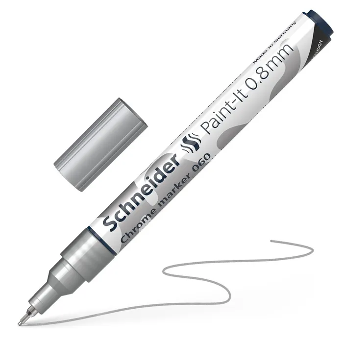 Główne zdjęcie produktu Popisovač chrom "Paint-It 060", 0,8 mm, SCHNEIDER ML06001460