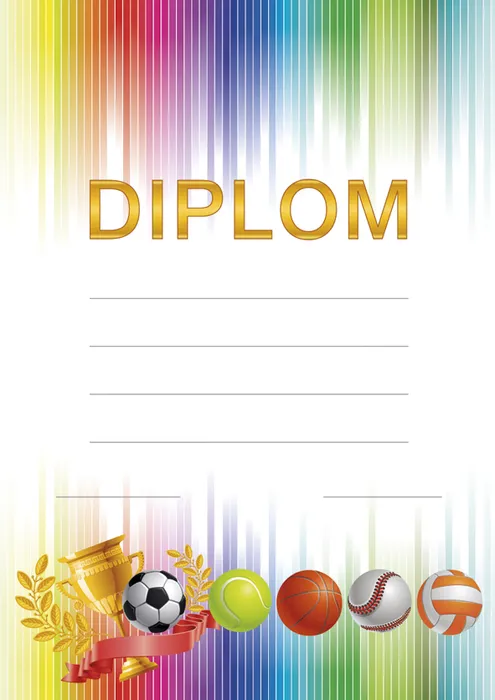 Główne zdjęcie produktu Diplom A5 Míče