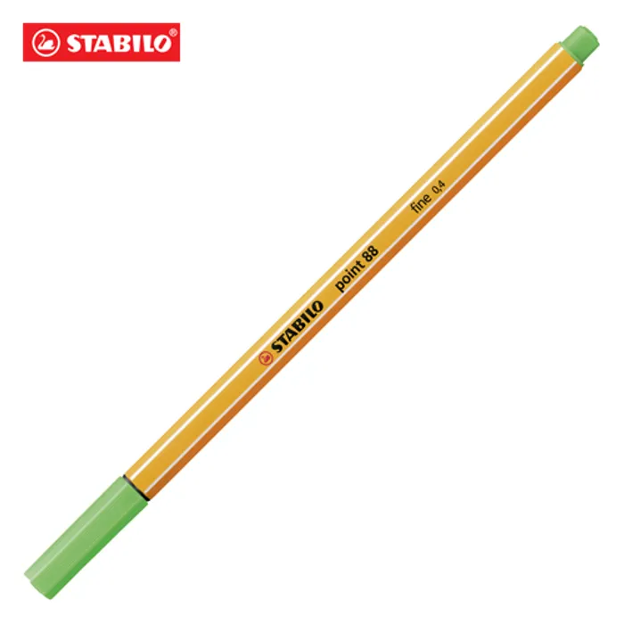 Główne zdjęcie produktu Liner  "Point 88", světle zelená, 0,4mm, STABILO
