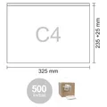 Następne zdjęcie produktu Koperta papierowa Karo 14 x 19 cm [500 szt]