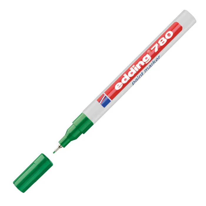 Główne zdjęcie produktu Lakový popisovač "780", zelená, 0,8mm, EDDING