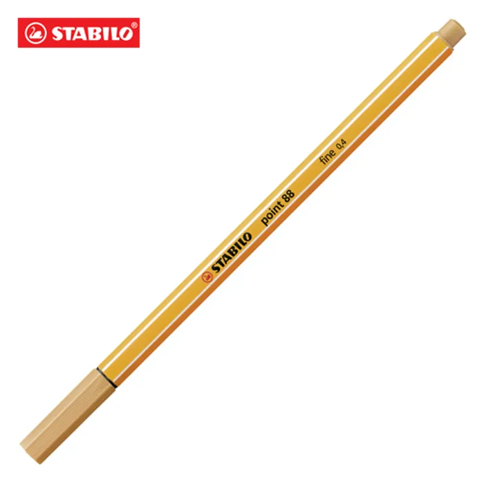 Główne zdjęcie produktu Liner  "Point 88", okrová, 0,4mm, STABILO