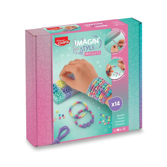 Główne zdjęcie produktu Sada Maped Creativ Imagine Style Bracelets - Náramky Bubble