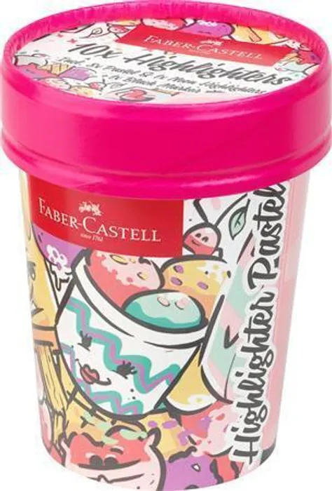 Główne zdjęcie produktu Zvýrazňovače Faber-Castell Textliner 46 Ice Cream Pastel - 10 ks