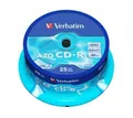 CD-R 700MB, 80min., 52x, DLP Crystal AZO, Verbatim, 25-tort