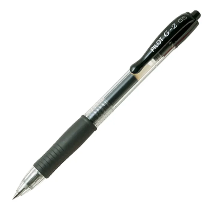 Główne zdjęcie produktu Gelové pero "G-2", černá, 0,25 mm, PILOT