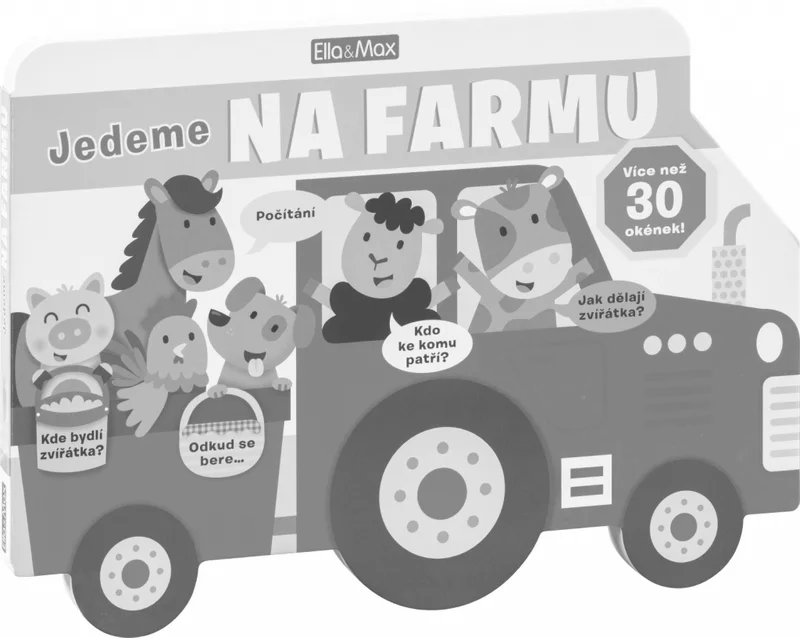 Główne zdjęcie produktu JEDEME NA FARMU – Obrázková školička pro nejmenší