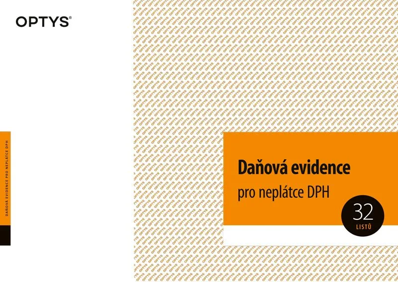 Główne zdjęcie produktu Jednoduché účetnictví pro neplátce DPH, A4, 32 listů 1022