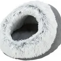 Następne zdjęcie produktu HARVEY Cave 35 × 26 × 41 cm, plusz z długim włosiem, szary