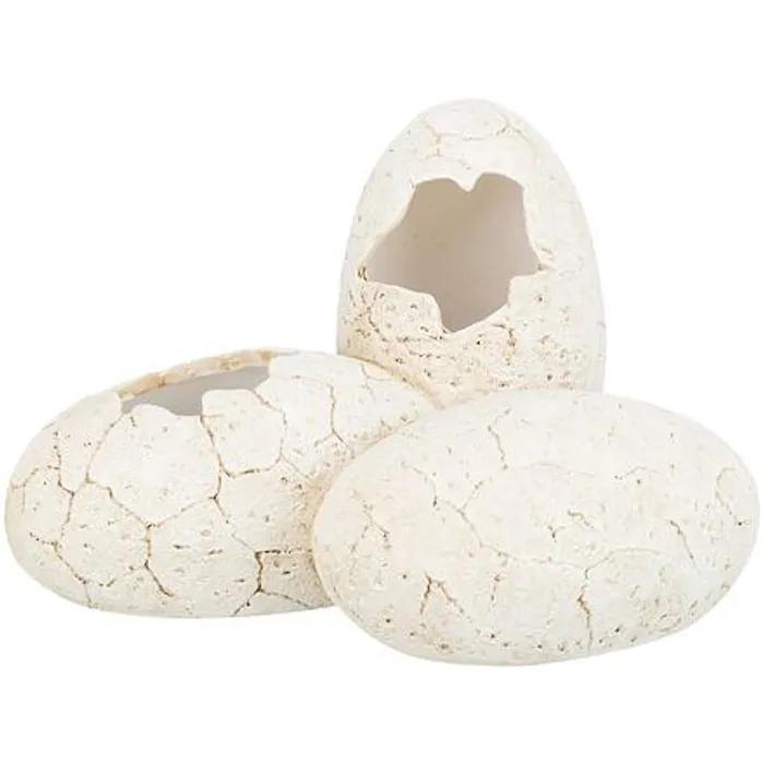 Główne zdjęcie produktu Jeskyně pro plazy, design vejce, polyesterová pryskyřice, 20x13x15cm