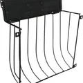 Następne zdjęcie produktu Żłóbek z pokrywką, przykręcany, 22 x 16 x 6 cm, metal lakierowany, czarny