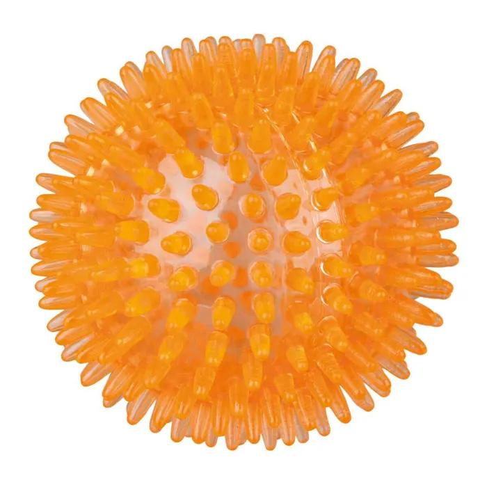 Główne zdjęcie produktu Ježatý míček, pevný plast (TPR) 8 cm