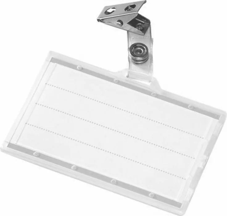 Główne zdjęcie produktu Jmenovka s klipem, 88x54 mm, DONAU