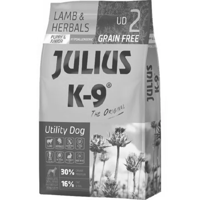 Główne zdjęcie produktu JULIUS K-9 PUPPY&JUNIOR LAMB&HERBALS 10 kg