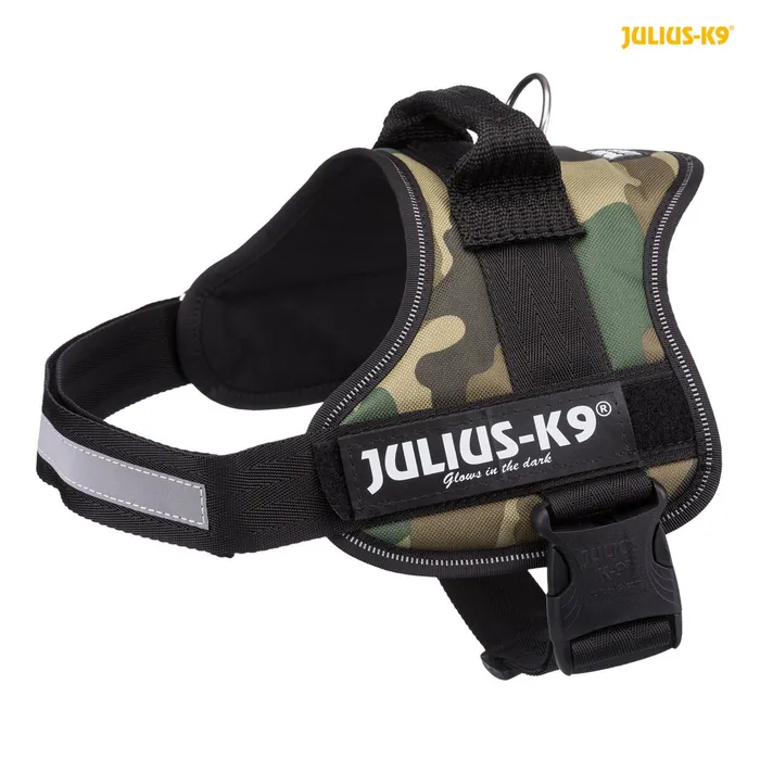 Główne zdjęcie produktu Julius-K9 silový postroj 0/M-L 58-76 cm, - maskáčová