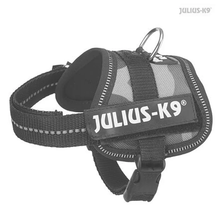 Główne zdjęcie produktu Julius-K9 silový postroj Baby 1/XS 30-40 cm, - maskáč