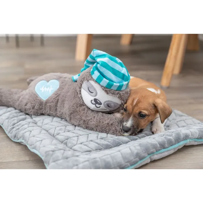Główne zdjęcie produktu JUNIOR lenochod s tlukoucím srdcem, plyš, 34 cm