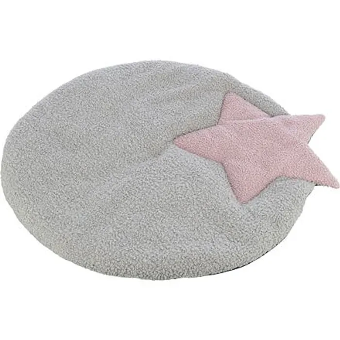 Główne zdjęcie produktu JUNIOR podložka STAR k ležení pro štěňata, 55 x 61 cm, šedá/světlá lila