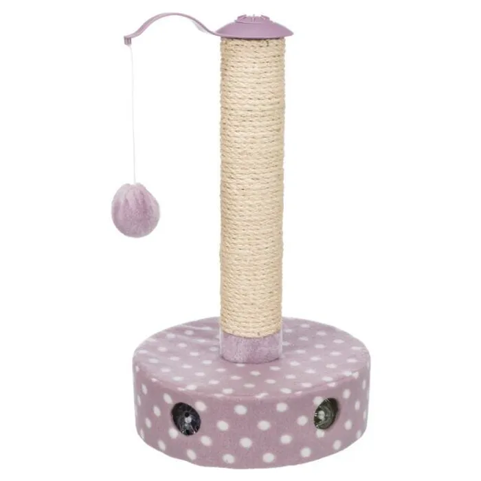 Główne zdjęcie produktu JUNIOR škrabadlo pro koťata o 26 cm/ 47 cm, fleece/sisal, světlá lila
