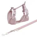 Następne zdjęcie produktu Szelki JUNIOR SOFT ze smyczą dla szczeniąt, fioletowe S-M: 26-34 cm/10 mm, 2,00 m