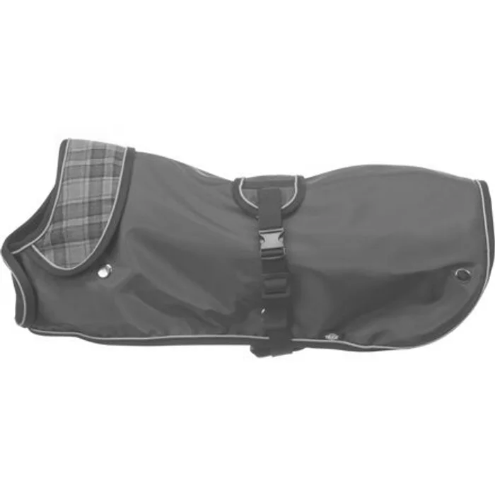 Główne zdjęcie produktu Kabátek HERMY 2v1, střih jezevčík, černá/červená S: 43 cm, hruď: 50-60 cm, krk: 30-38 cm