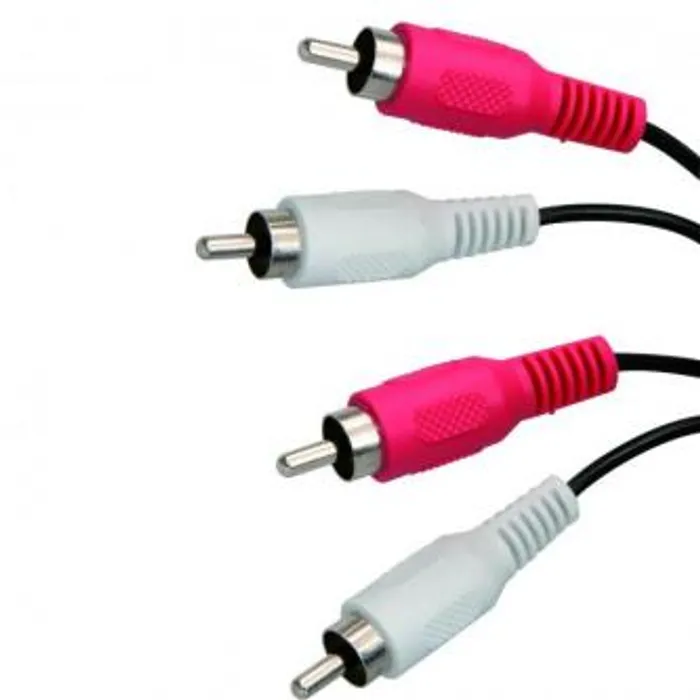 Główne zdjęcie produktu Kabel Cinch 2x M- Cinch 2x M, 1.5m, černá, Logo