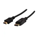 Video Kabel DisplayPort M - HDMI M, 1m, czarna, Logo, blistr