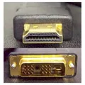 Następne zdjęcie produktu Video Kabel DVI (18+1) M - HDMI M, 2m, pozłacane złącza, czarna, Logo
