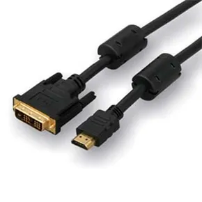 Video Kabel DVI (18+1) M - HDMI M, 3m, czarna, Logo, blistr