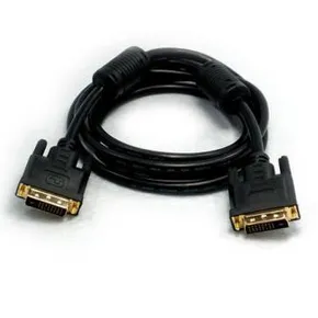 Kabel DVI (24+1) M- DVI (24+1) M, Dual link, 10m, pozłacane złącza, ekranowany, czarny