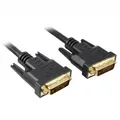 Następne zdjęcie produktu Kabel DVI (24+1) M- DVI (24+1) M, Dual link, 10m, pozłacane złącza, ekranowany, czarny