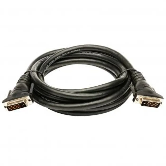 Główne zdjęcie produktu Kabel DVI (24+1) M- DVI (24+1) M, Dual link, 2m, stíněný, černá