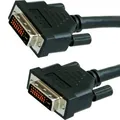 Następne zdjęcie produktu Kabel DVI (24+1) M- DVI (24+1) M, Dual link, 2m, ekranowany, czarny