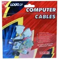 Przedłużacz do kabli audio Jack (3,5mm) M - Jack (3,5mm) F, JACK, 3m, czarna, Logo