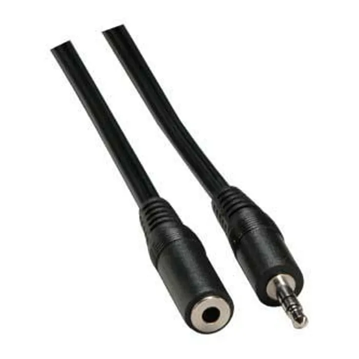 Główne zdjęcie produktu Kabel Jack (3,5mm) M- Jack (3,5mm) F, 3m, černá