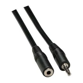 Kabel Jack (3.5mm) M- Jack (3.5mm) F, 5m, czarny