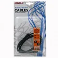 Audio Kabel Jack (3,5mm) M - Jack (3,5mm) M, JACK, 1.5m, czarna, Logo, blistr