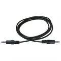 Audio Kabel Jack (3,5mm) M - Jack (3,5mm) M, JACK, 1.5m, czarna, Logo