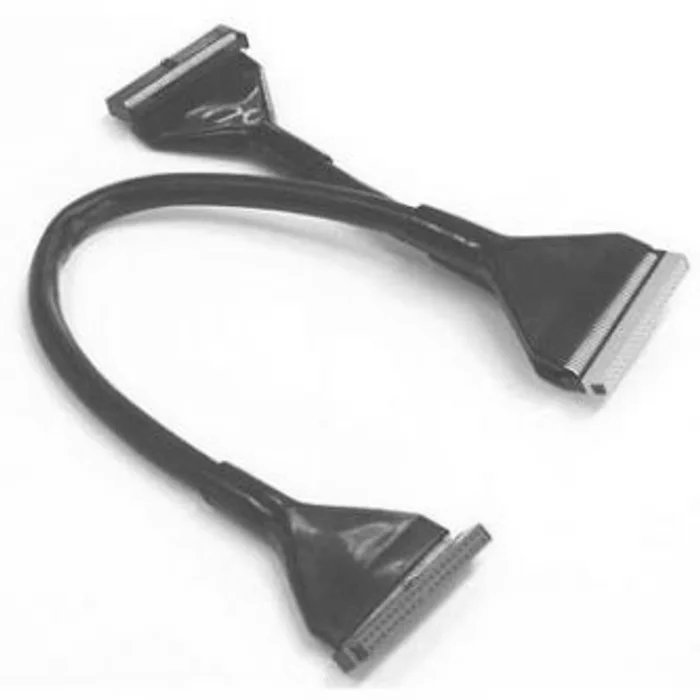 Główne zdjęcie produktu Kabel k hardisku datový ATA 133, ATA M- ATA 3x F, 0.45m, 80 žil, ATA133, kulatý, černý, L