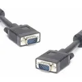 Video Kabel VGA (D-sub) M - VGA (D-sub) M, 5m, chroniony, czarna, Logo, blistr