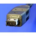 Następne zdjęcie produktu USB kabel (1.1), USB A M - 4-pin M, 0.7m, nawijany, czarny, Logo, HIROSE