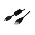 Kabel USB (2.0), USB A M- 4 pin M, 1.8m, czarny, FUJI