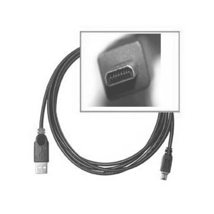 Główne zdjęcie produktu Kabel USB (2.0), USB A M- 8 pin M, 1.8m, černý, Logo, blistr, SAMSUNG