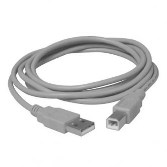 Główne zdjęcie produktu Kabel USB (2.0), USB A M- USB B M, 1.8m, černý, Logo, blistr